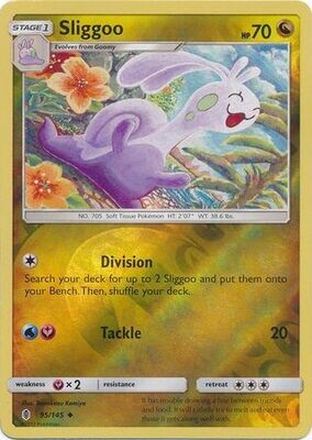 Sliggoo - 95/145 - Uncommon Reverse Holo Sun &amp; Moon: Guardians Rising Reverse Holo Singles