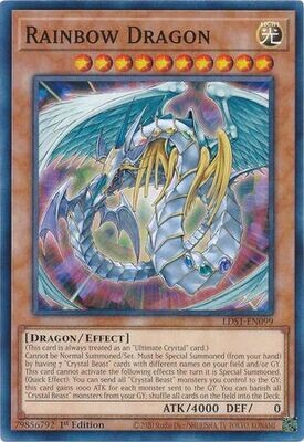 Rainbow Dragon - LDS1-EN099 - Common 1st Edition
Legendary Duelists: Season 1 [LDS1] 1st Edition Singles
