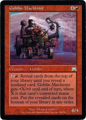 Goblin Machinist
Onslaught Singles