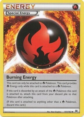 Burning Energy - 151/162 - Uncommon XY: Breakthrough Singles