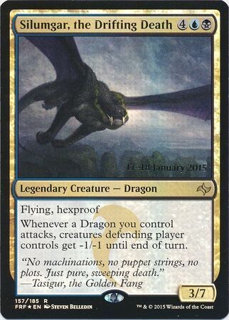 Silumgar, the Drifting Death 157/185 - FRF Pre-Release Foil Promo
Magic: The Gathering Promo Cards