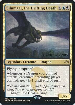 Silumgar, the Drifting Death 157/185 - FRF Pre-Release Foil Promo
Magic: The Gathering Promo Cards