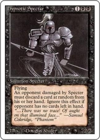 Hypnotic Specter
Revised (3rd Edition) (Magic Cards) Singles