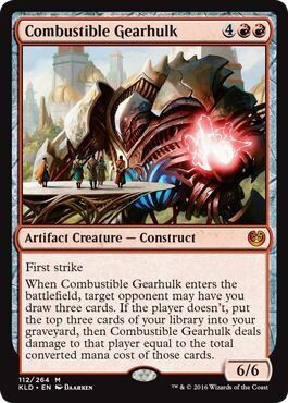 Combustible Gearhulk 112/264 Kaladesh Singles