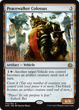 Peacewalker Colossus 170/184
Aether Revolt Singles