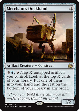 Merchant&#39;s Dockhand 163/184
Aether Revolt Singles