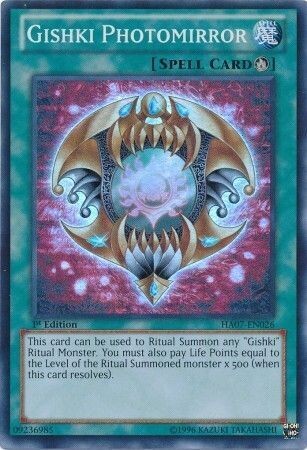 SJ Gishki Photomirror - HA07-EN026 - Super Rare 1st Edition
Hidden Arsenal 7: Knight of Stars 1st Edition Singles
