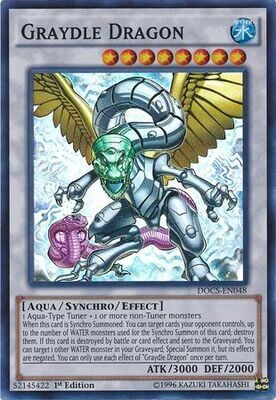 SJ Graydle Dragon - DOCS-EN048 - Super Rare 1st Edition
Dimension of Chaos 1st Edition Singles