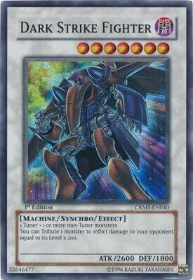 SJ Dark Strike Fighter - CRMS-EN040 - Super Rare 1st Edition
Crimson Crisis CRMS 1st Edition Singles