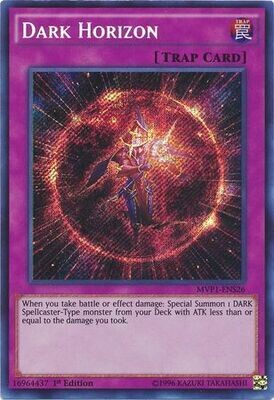 Dark Horizon - MVP1-ENS26 - Secret Rare 1st Edition The Dark Side of Dimensions Movie Pack: Secret Edition Singles