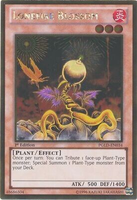 SJ Lonefire Blossom - PGLD-EN034 - Gold Rare 1st Edition
Premium Gold 1st Edition Singles
