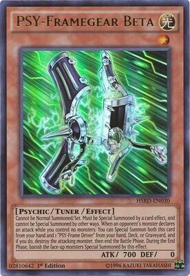 SJ PSY-Framegear Beta - HSRD-EN030 - Ultra Rare 1st Edition
High-Speed Riders 1st Edition Singles