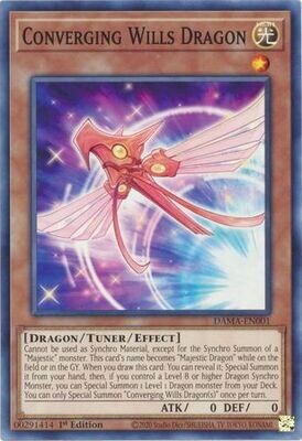 Converging Wills Dragon - DAMA-EN001 - Common 1st Edition
Dawn of Majesty 1st Edition Singles