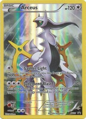 SJ Arceus - XY83 - Full Art Promo
Pokemon XY Promos