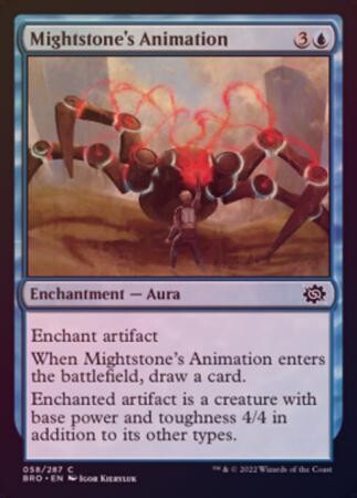 Mightstone&#39;s Animation 058/287 - Foil The Brothers&#39; War Foil Singles