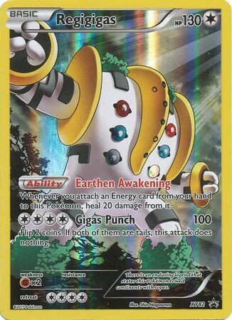 SJ Regigigas - XY82 - Full Art Promo
Pokemon XY Promos