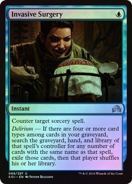 Invasive Surgery 068/297 - Foil
Shadows over Innistrad Foil Singles (Español)