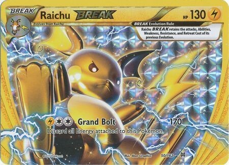 SJ Raichu Break - 50/162 - Break Rare
XY: Breakthrough Singles