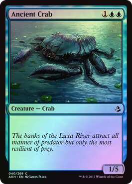 Ancient Crab 040/269 - Foil
Amonkhet Foil Singles
(Español)
