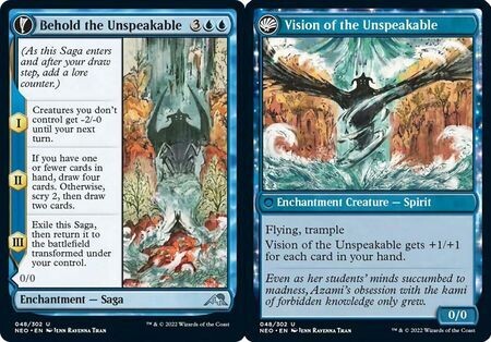 Behold the Unspeakable | Vision of the Unspeakable 048/302
Kamigawa Neon Dynasty Singles (Español)