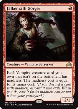 Falkenrath Gorger 155/297
Shadows over Innistrad Singles(Español)