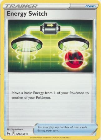 Energy Switch - 129/159 - Uncommon Crown Zenith Singles