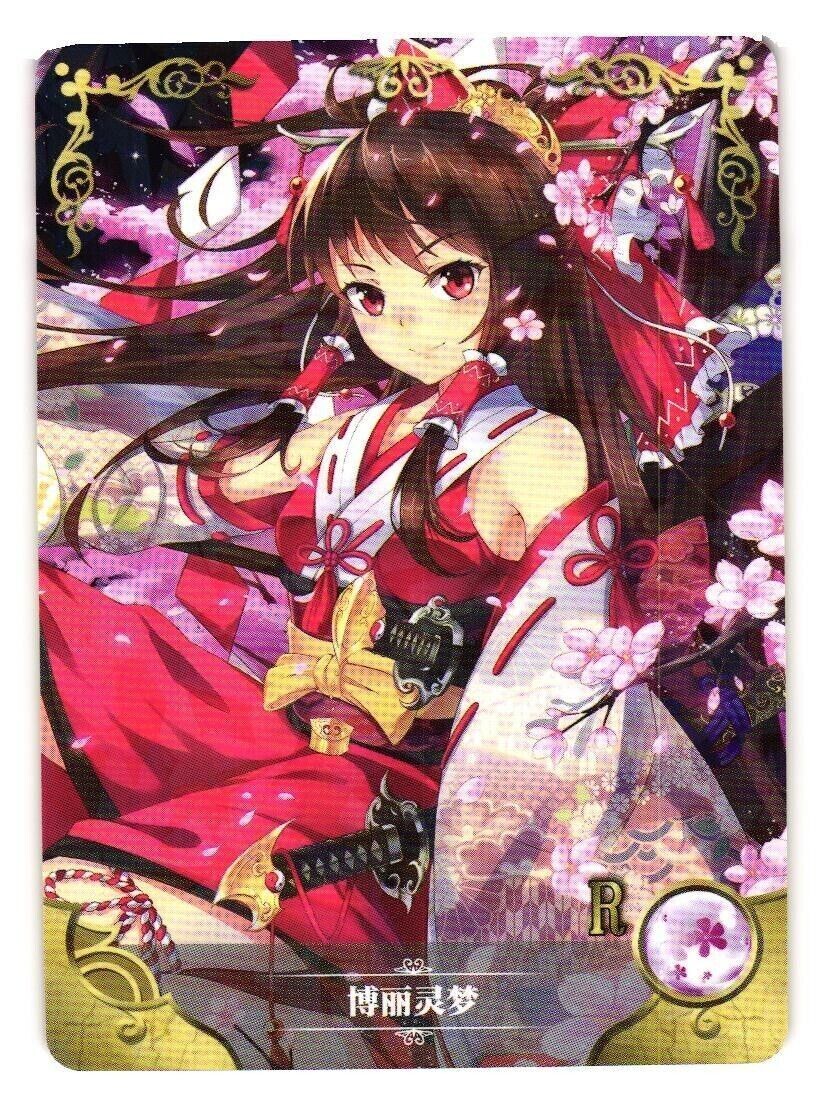 Reimu Hakurei R NS-2M07-058 Goddess Story Anime Waifu Doujin Card