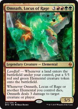 Omnath, Locus of Rage 217/274
Battle for Zendikar Singles