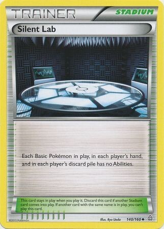 Silent Lab - 140/160 - Uncommon
XY: Primal Clash Singles