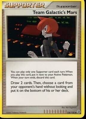 Team Galactic&#39;s Mars - 126/132 - Uncommon
Diamond &amp; Pearl: Secret Wonders Singles