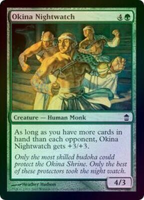 Okina Nightwatch - Foil
Saviors of Kamigawa Foil Singles