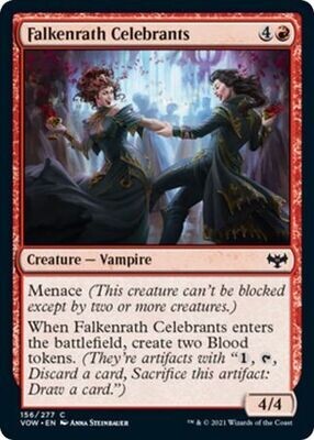 Falkenrath Celebrants 156/277 - Innistrad: Crimson Vow Singles