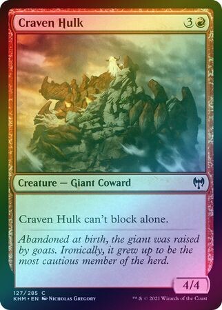 Craven Hulk 127/285 - Foil Kaldheim Foil Singles