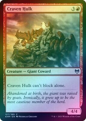 Craven Hulk 127/285 - Foil Kaldheim Foil Singles