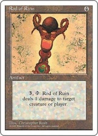 Rod of Ruin - MTG 4th Edition (Magic Cards) Singles