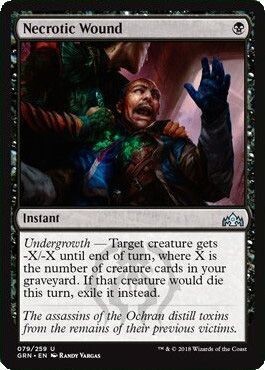 Necrotic Wound 079/259 - Guilds of Ravnica Singles