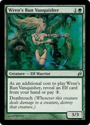 Wren&#39;s Run Vanquisher
Lorwyn Singles (Dañada)