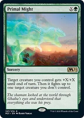 Primal Might 197/274
Magic 2021 (M21) Singles (Español)