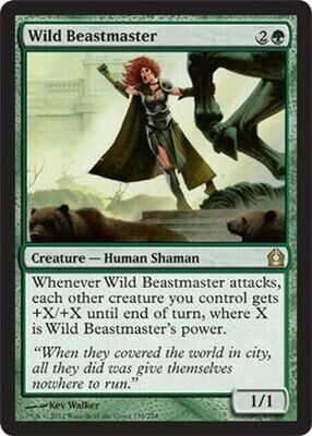 Wild Beastmaster Return to Ravnica Singles