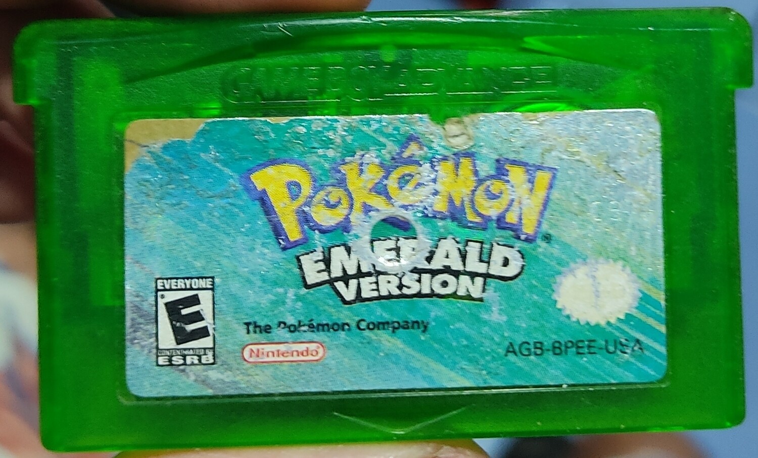SJ Pokemon Emerald Nintendo Game Boy Advance Cartucho