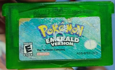 SJ Pokemon Emerald Nintendo Game Boy Advance Cartucho