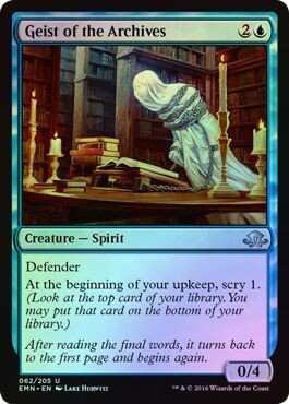Geist of the Archives 062/205 - Foil
Eldritch Moon Foil Singles (Español)