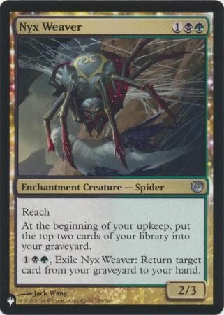 Nyx Weaver 153/165 - The List The List Singles