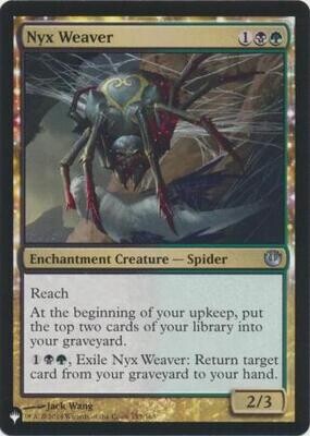 Nyx Weaver 153/165 - The List The List Singles