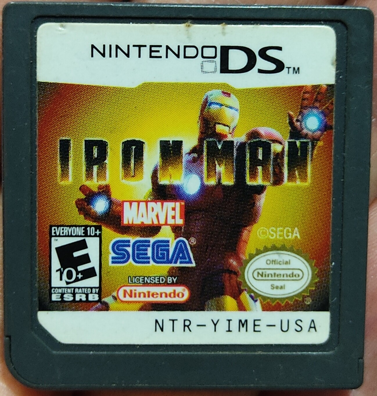 SJ Iron Man Nintendo DS Cartucho