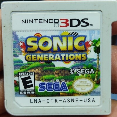 SJ Sonic Generations Nintendo 3DS Cartucho