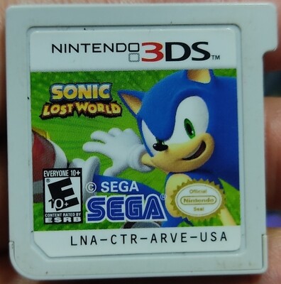 SJ Sonic Lost World Nintendo 3ds Cartucho