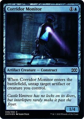 Corridor Monitor 046/332 - Foil Double Masters Foil Singles