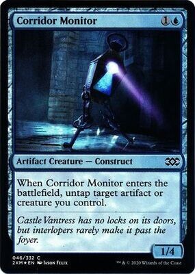 Corridor Monitor 046/332 - Foil Double Masters Foil Singles