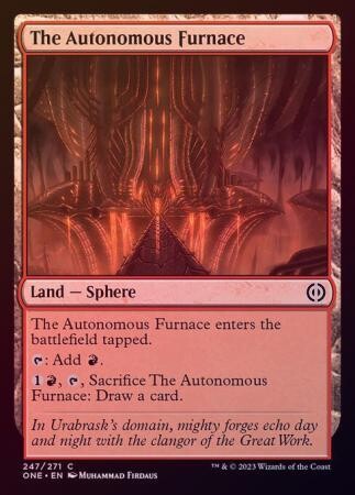 The Autonomous Furnace 247/271 - Foil Phyrexia All Will Be One Foil Singles